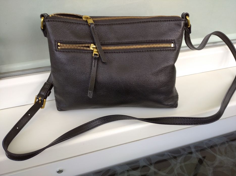 Кожаная сумка. Fossil.