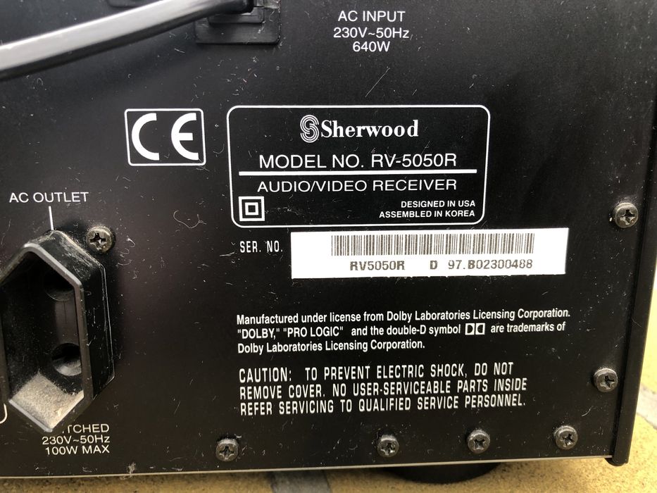 Стерео ресивер, підсилювач Sherwood RV-5050R
