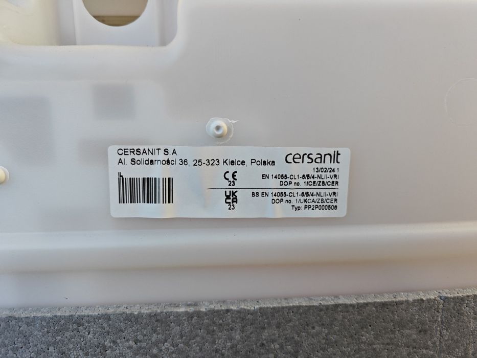 Stelaż podtynkowy Cersanit aqua 50 pneu typ slim