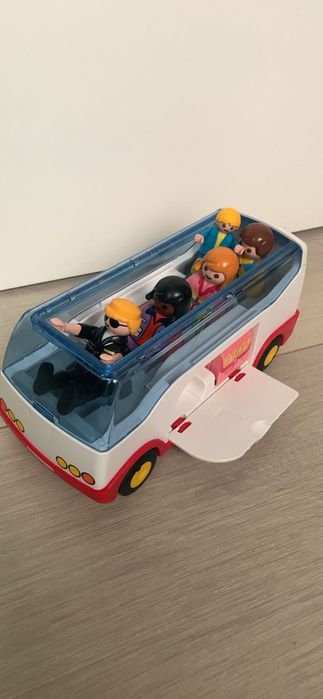 Playmobil autocarro e 4 figuras