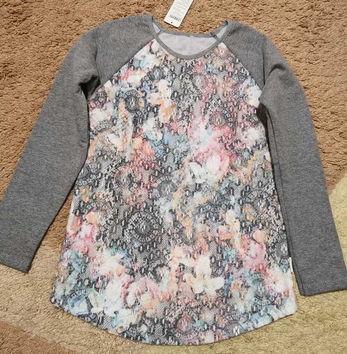 Bluzka tunika ocieplana bluza roz 146