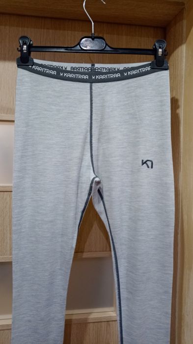 Getry legginsy termiczne wełniane, Merino Wool wełna Kari Traa M 38