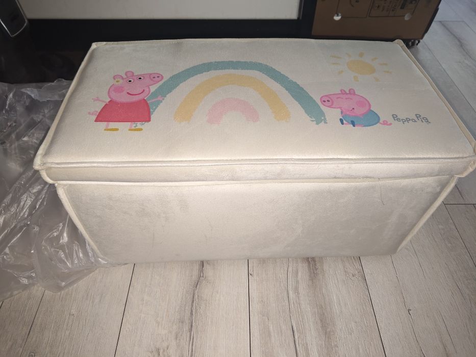 Nowa skrzynia na zabawki Peppa pig roba
