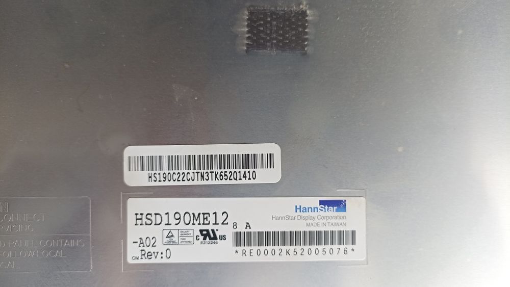 Ecrã de Substituição HannStar HSD190ME12