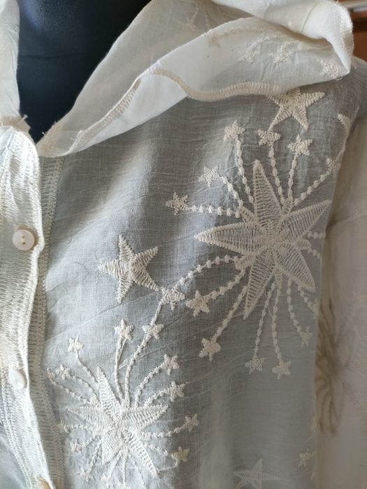 Bluzka bluza narzutka zapinana oversize