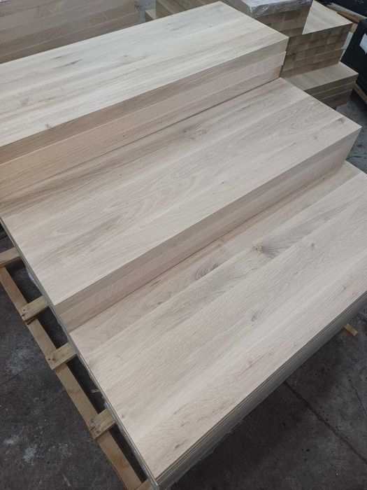 schody trepy stopnie dębowe