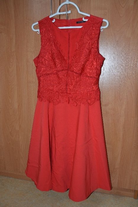 Czerwona sukienka S (36) Orsay