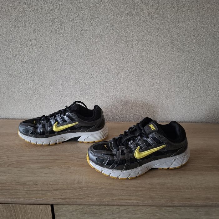 Nike P 6000 czarne srebrne żółte sneakersy running streetwear buty