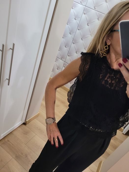 Kombinezon z koronką Promod 40