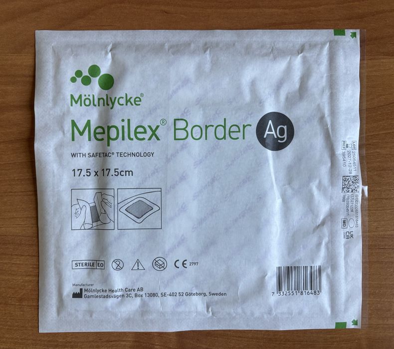 Mölnlycke Mepliex Border AG (17,5 x 17,5 cm) plaster