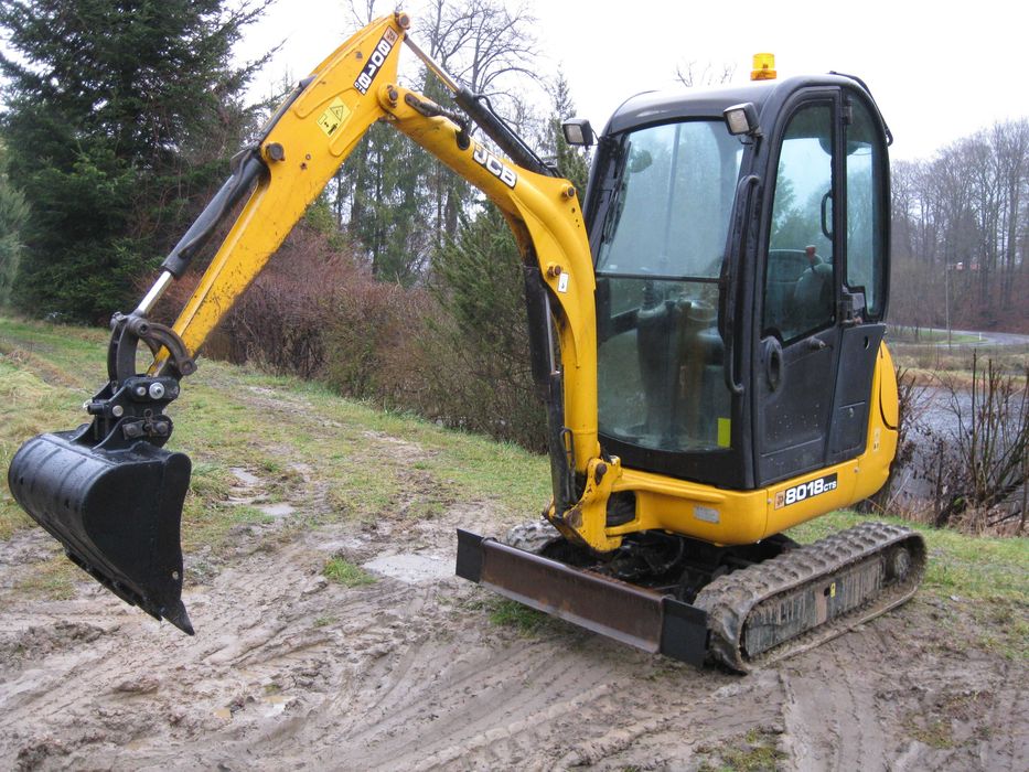 Minikoparka JCB 8018 model 2016r., 8014, 8016 Yanmar Kubota POLECAM POLECAM