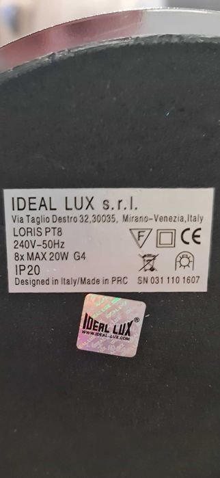 Lampa podłogowa Ideal Lux Loris PT8