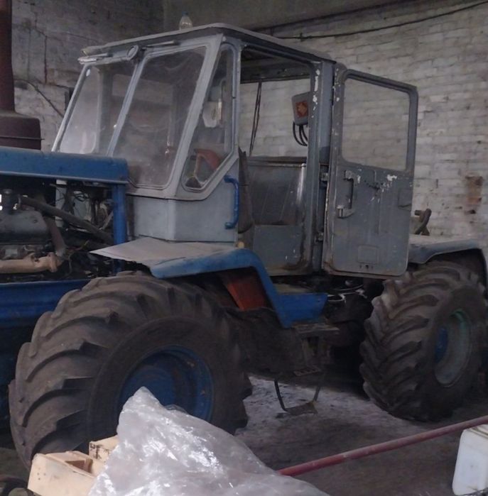 Трактор ХТЗ Т-150, двигун СМД-60, ЯМЗ-236, 1990 р, БДТ-7, плуг 5-кор
