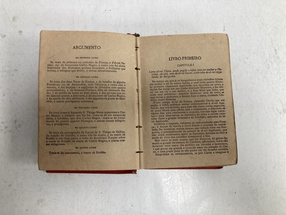 Livro "História do Imperador Carlos Magno"