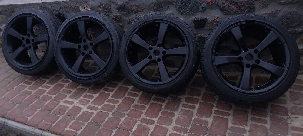 R18 5x120 Легкосплавні алюмінієві діски з резиной