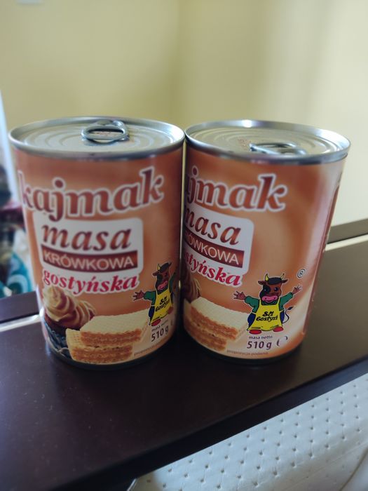 Згущонка варена натуральний смак 510 грам. Польща. Kajmak