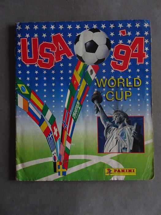 Caderneta cromos de futebol USA 94 World Cup Panini (faltam 2 cromos)