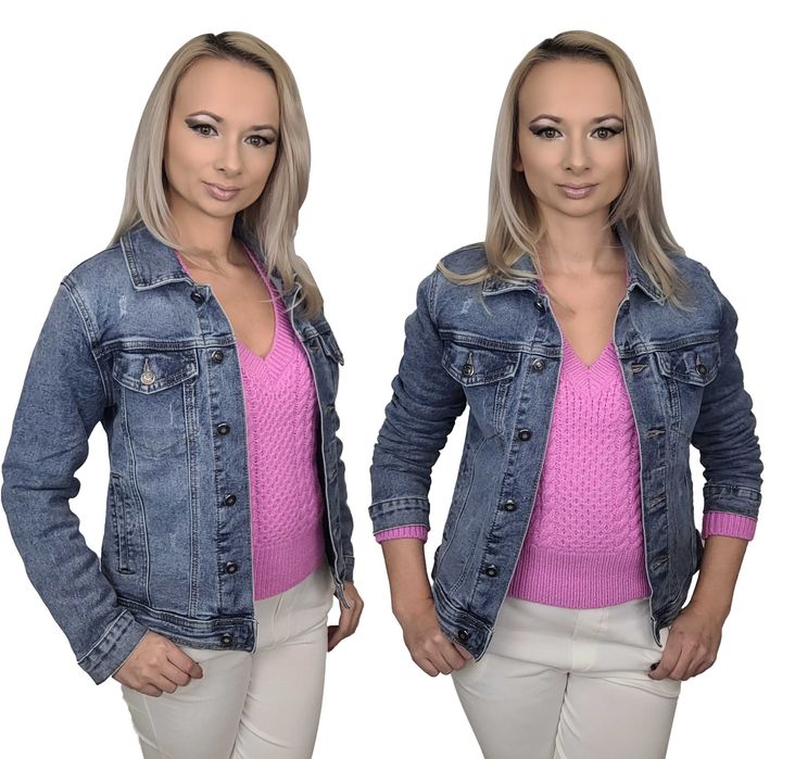 NOWA katana jeans kurtka jeansowa damska rozm S-XL TU KUPUJESZ S/36