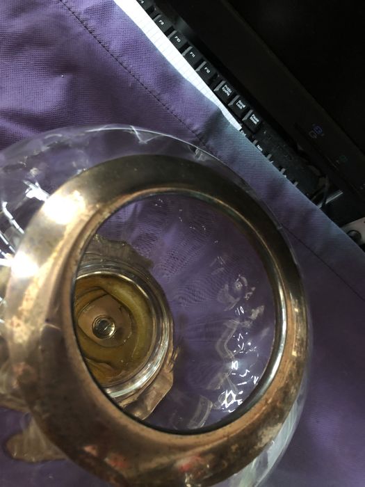 Peca antiga  bomboneira. Vidro