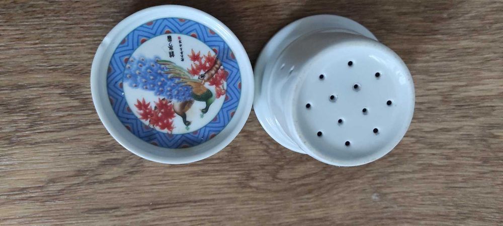 Заварник в чашку з кришкою (порцеляна, Китай)