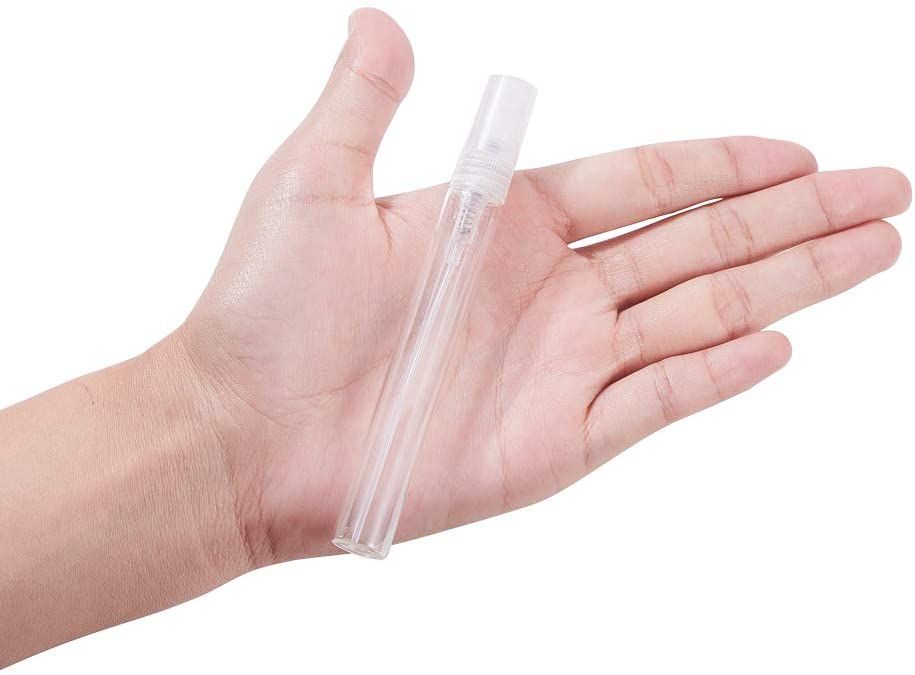 Atomizador Vidro transparente reciclável 10ml Spray Óleo Perfume