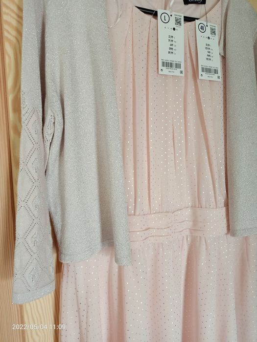 Sukienka i bolerko, komplet Orsay, r.40 Nowe! Komunia, chrzciny