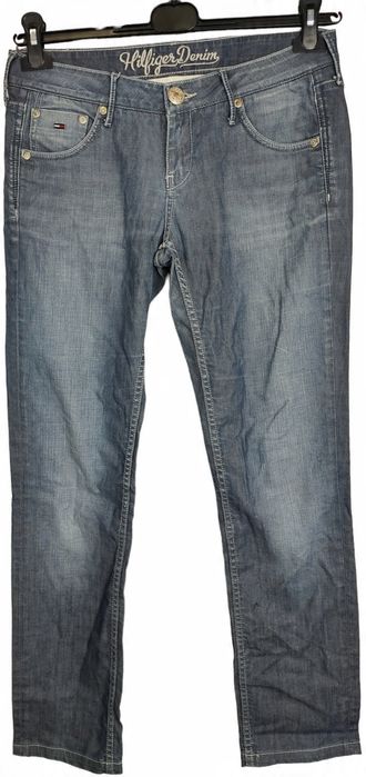 Hilfiger denim jeansowe spodnie prosta nogawka w28 l34