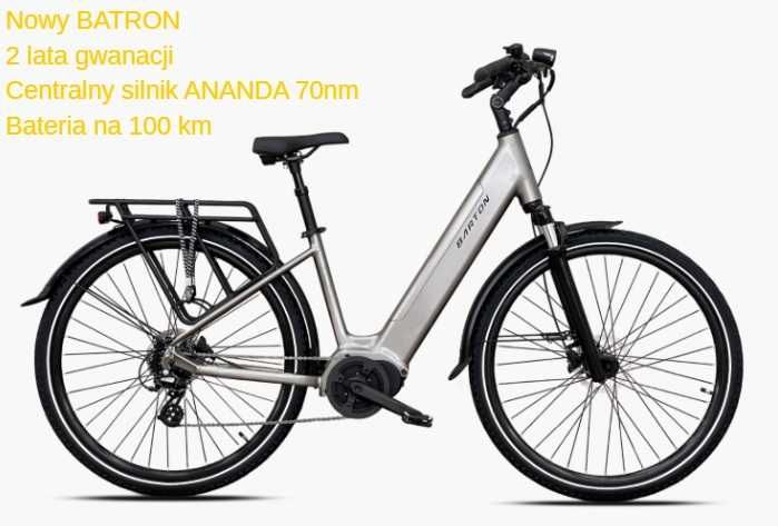 Nowy BARTON E-smart FLOW rower elektryczny ze wspomaganiem SAMSUNG