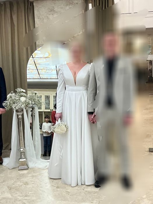 Весільна сукня зріст 1,73 см і  5 см каблук