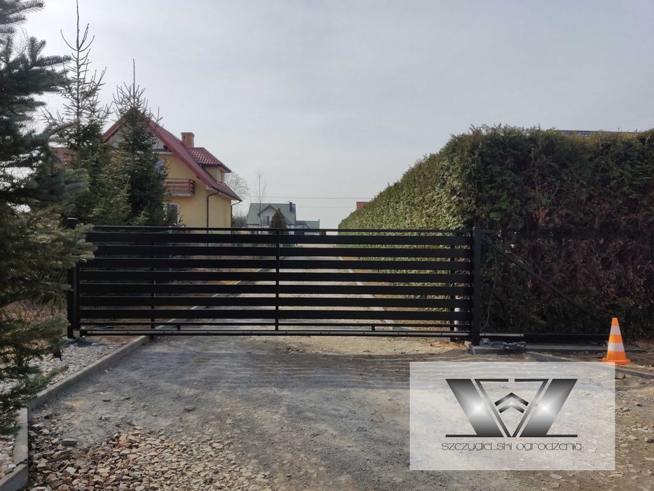 Brama Ogrodzeniowa SUWANA | PRZESUWNA | Palisadowa | Nowoczesna | smb