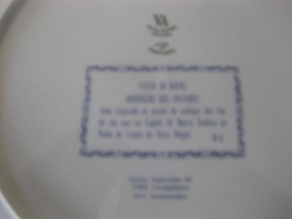 Prato de natal da Vista Alegre