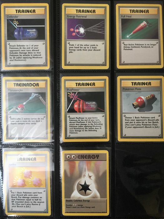 Cartas Pokémon Base Set