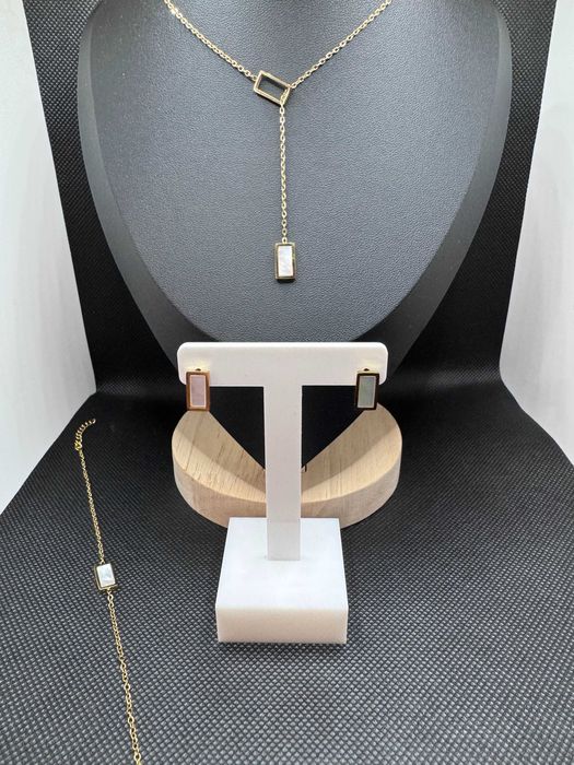 Elegancki 4-częściowy Zestaw Biżuterii