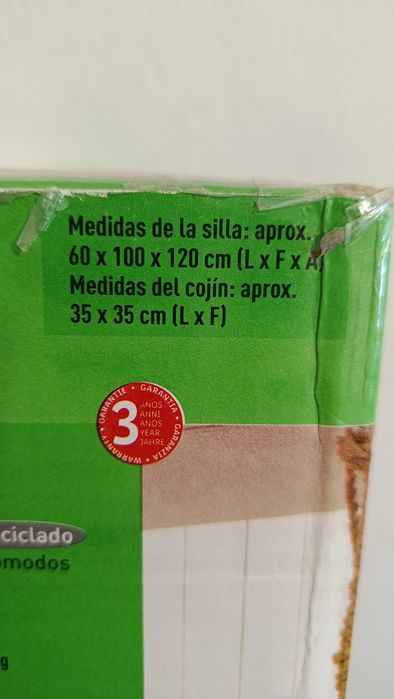 Cadeira de suspensão Livarno nova
