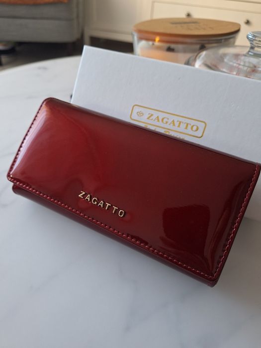 Portfel damski skóra naturalna RIFID