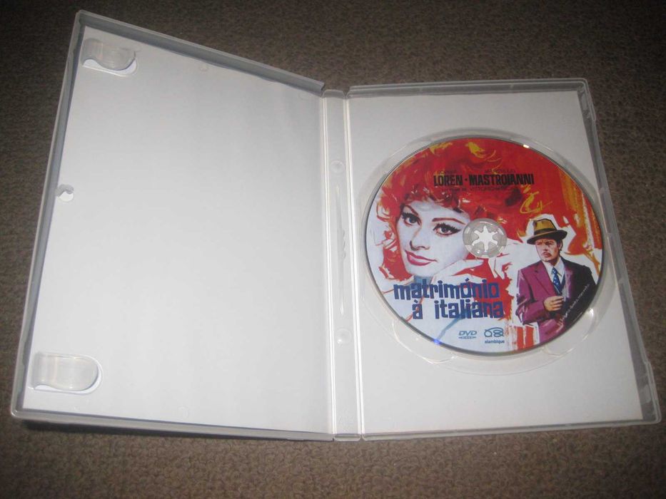 DVD "Matrimónio á Italiana" com Marcello Mastroianni