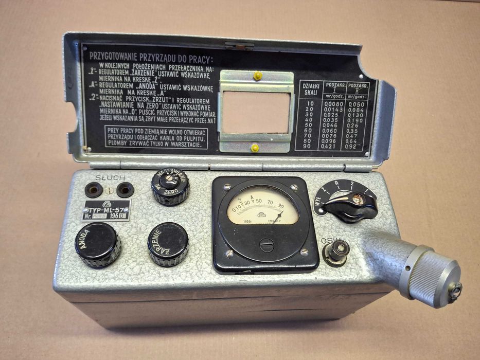 Monitor licznikowy Radiometr ML-57 Dozymetr