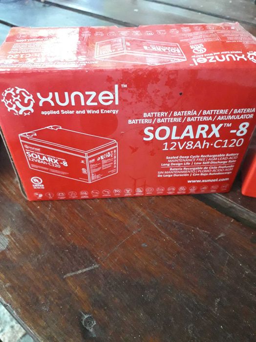 Baterias solar 12V NOVAS de longa duração Xunzel  desde 10€