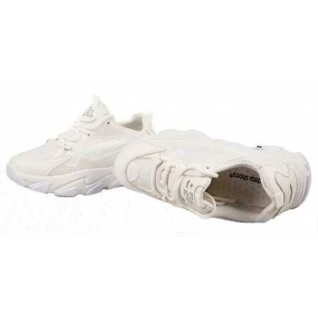 Sportowe sneakersy na grubej podeszwie białe r 38