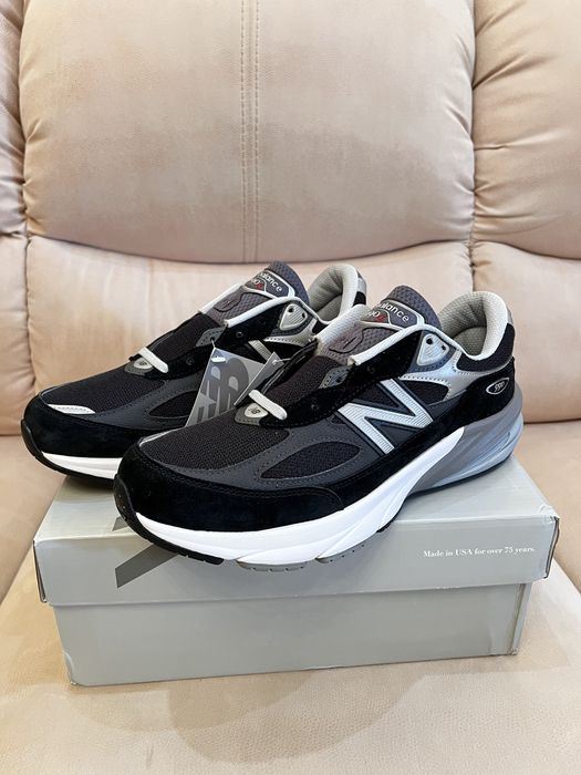 Оригинал New Balance 990v6 Made in USA Black Silver новые M990BK6