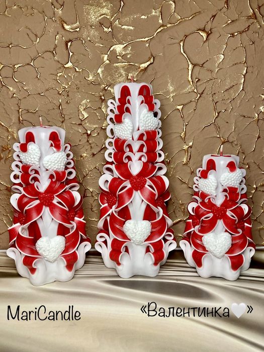 Різьблені свічки подарункові набори