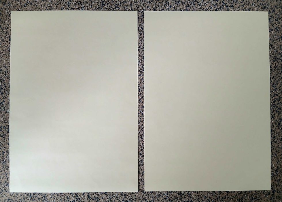 2 Posters - O Bom, o Mau e o Vilão (papel kraft, 30x42 cm)