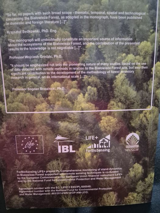 Książka Bialowieza Forest  IBL nowa 5 map