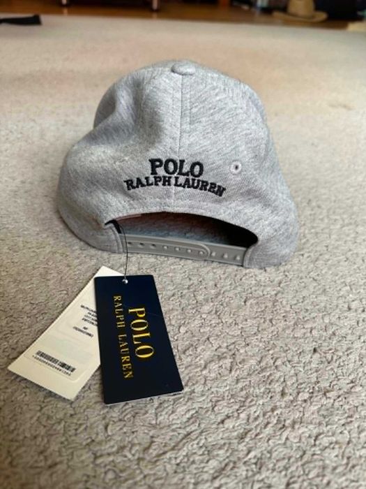 Czapka Polo Ralph Lauren 5 Panel Modern Sport Cap – Grey Heather – NOWA z metkami