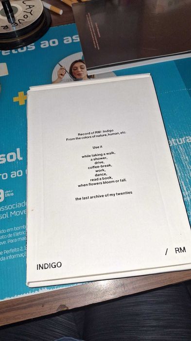 RM of BTS - [Indigo] Outer Box + Book + CD + Postcard + Photocard
