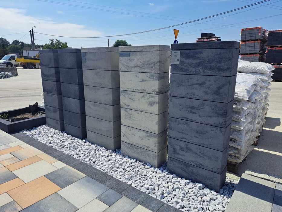 Palisada XL 89cm duże palisady podwyższenie murek oporowy schody płyty