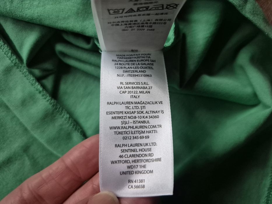 Bluzka Koszulka T shirt Męski Ralph Lauren S