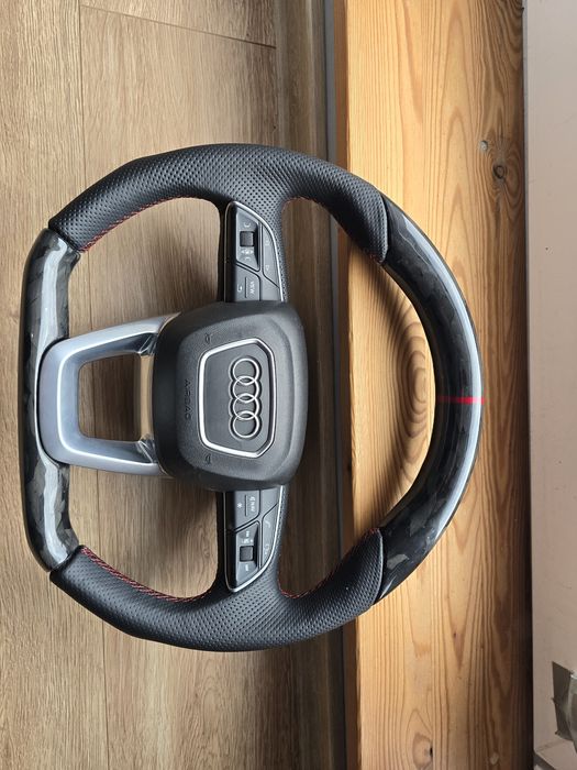 Kierownica carbon forged  audi tuning a3 a4 a5 a6 a7 a8 q3 q5 q7