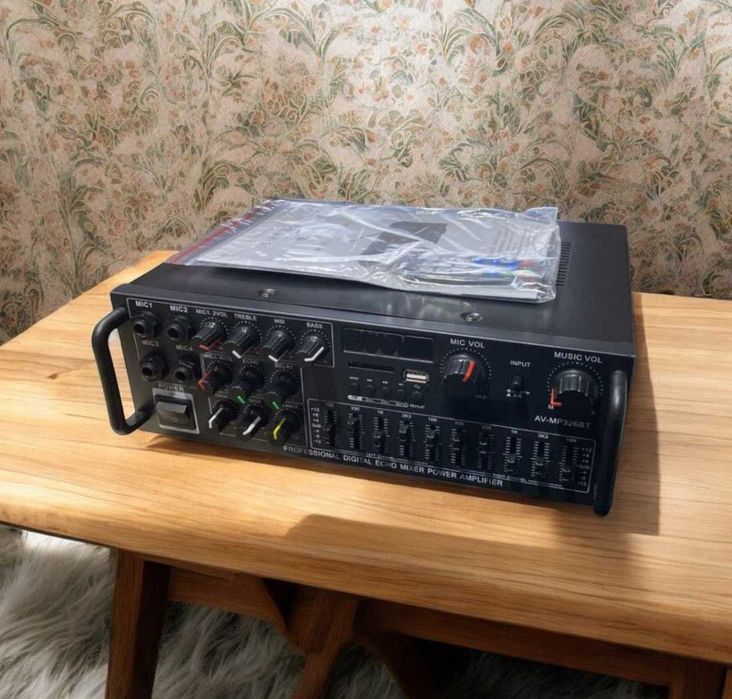 Усилитель звука підсилювач звуку з блютуз для колонок потужний