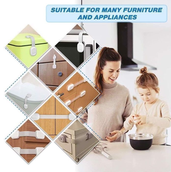 Zabezpieczenie Przed Dziećmi Szafki Szuflady 10 Sz